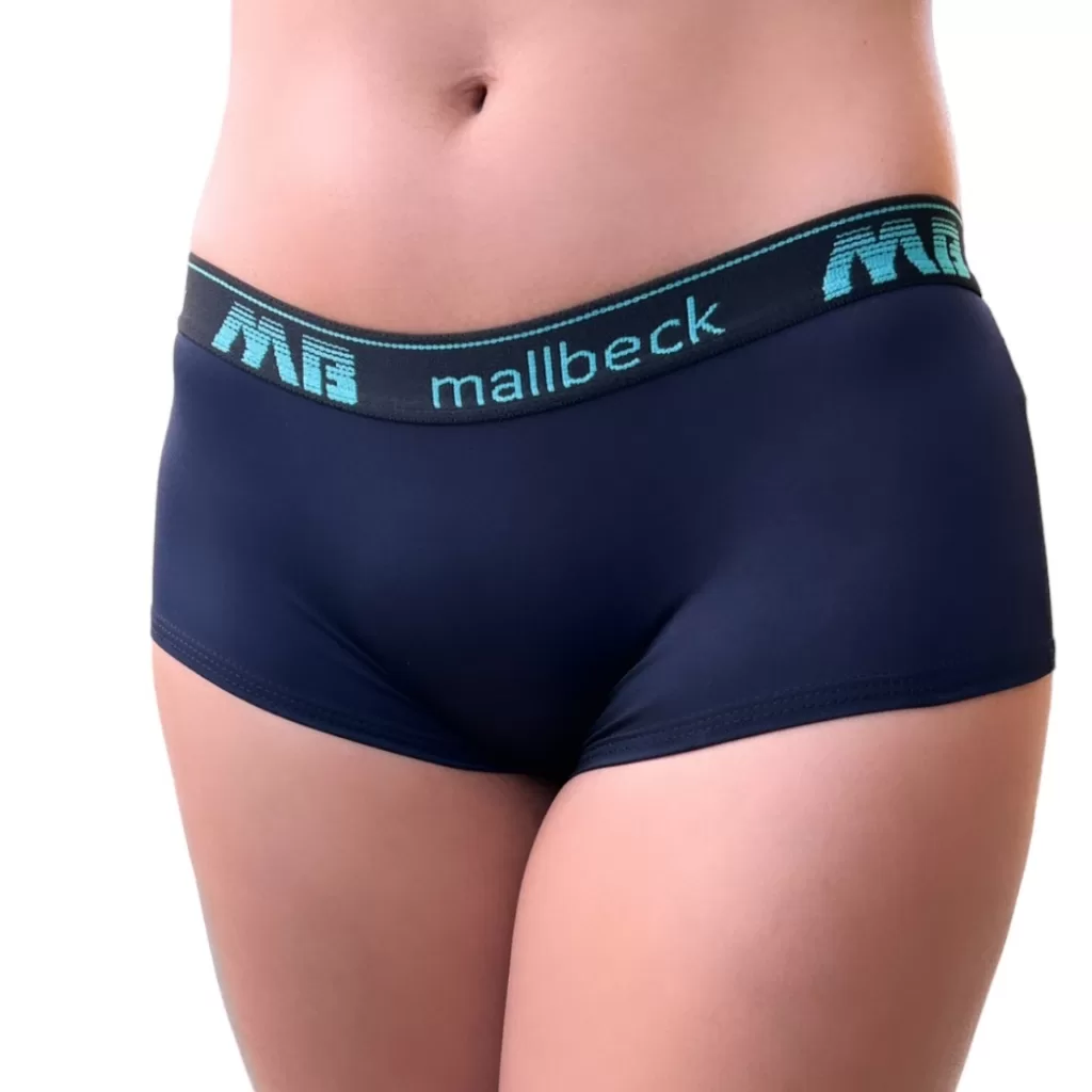 Kit Com 10 Calcinhas Boxer Feminina Microfibra