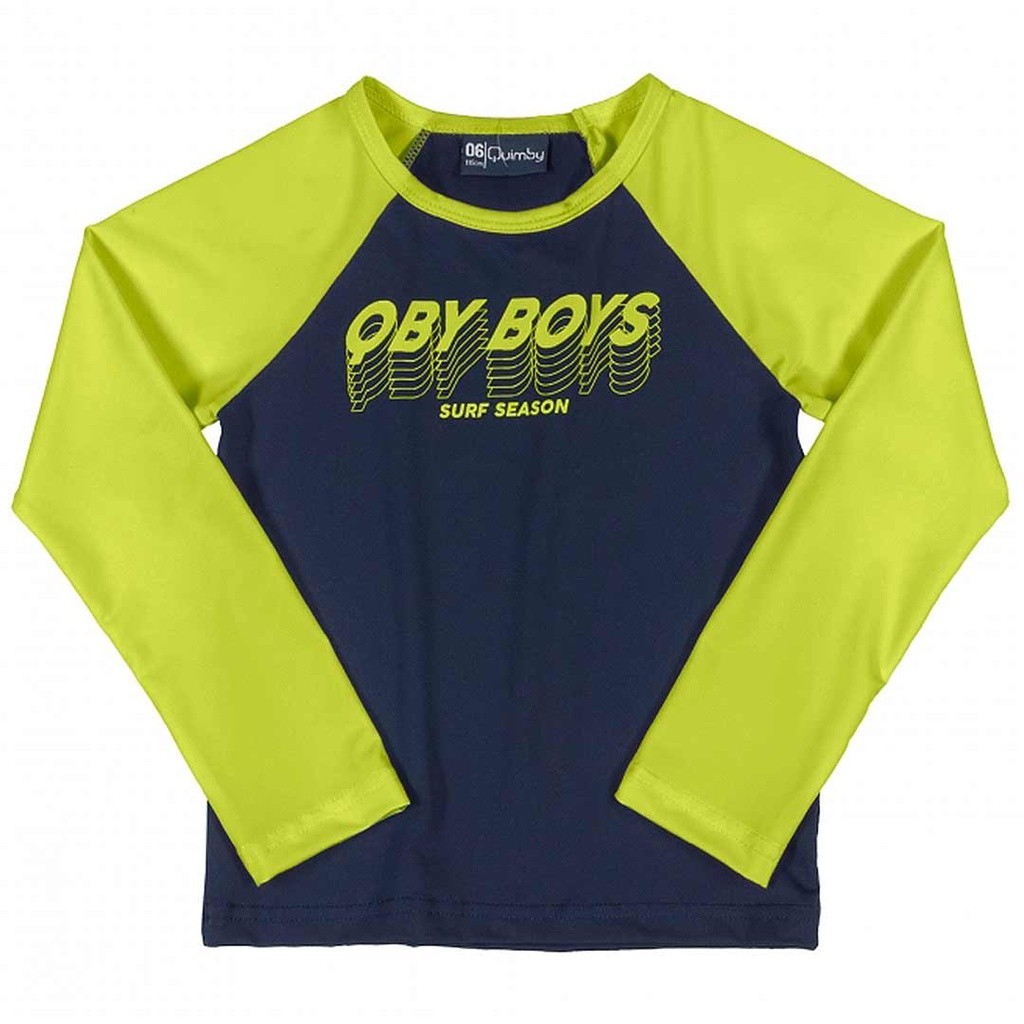 Blusa com Proteção UV Infantil Azul Boys – Quimby Presente de Natal