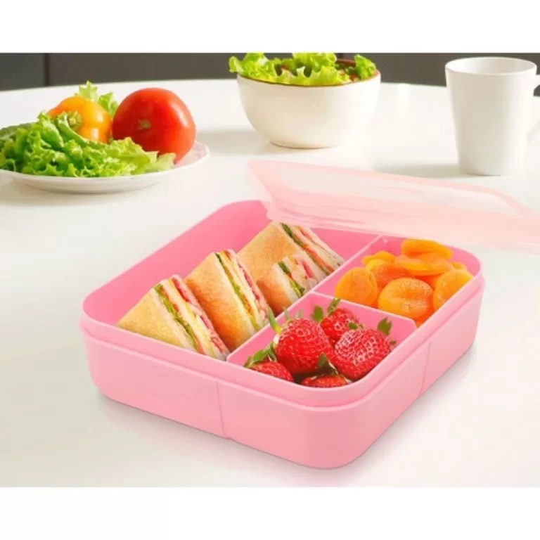 Pote Hermético Marmita 700 ml- 3 Divisórias R
