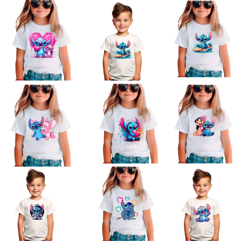 Camiseta T-shirt Blusa INFANTIL Unisex LILO NAMORA