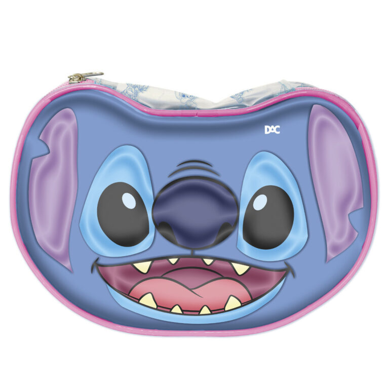Estojo Stitch Grande em PVC Cristal – DAC