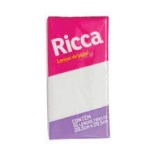 Lenços de Papel Ricca Folha Tripla com 10 un.