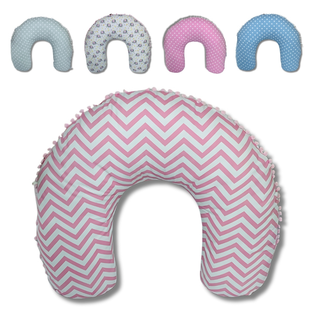 Almofada de Amamentação 100% Algodão Percal 200 Fios Estampada