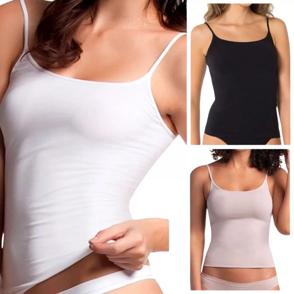 Camisete Alças Finas Trifil 4151 Feminina Sem Costura Poliamida