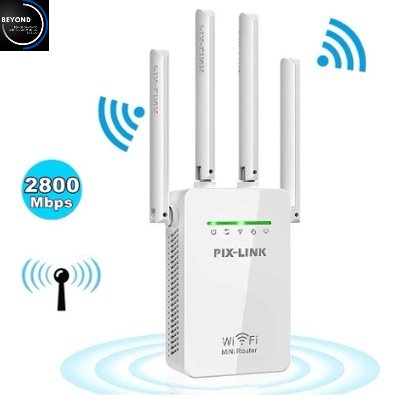 Repetidor e Roteador Wifi 4 Antenas Amplificador D