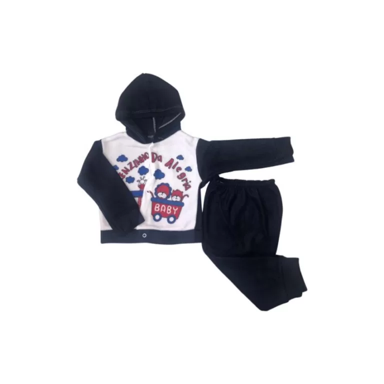 Conjunto Soft Bebê Menino Quentinho e Confortáve