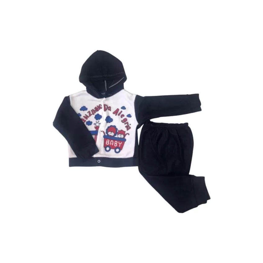 Conjunto Soft Bebê Menino Quentinho e Confortável