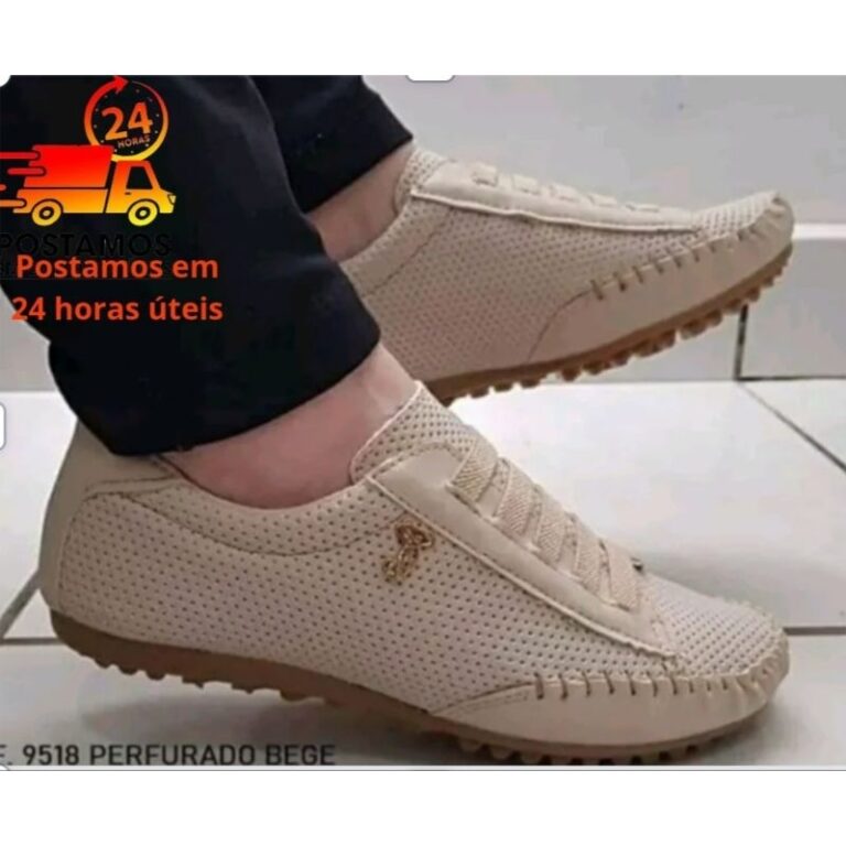 Tenis feminino confort mocassin mocatenis de elast