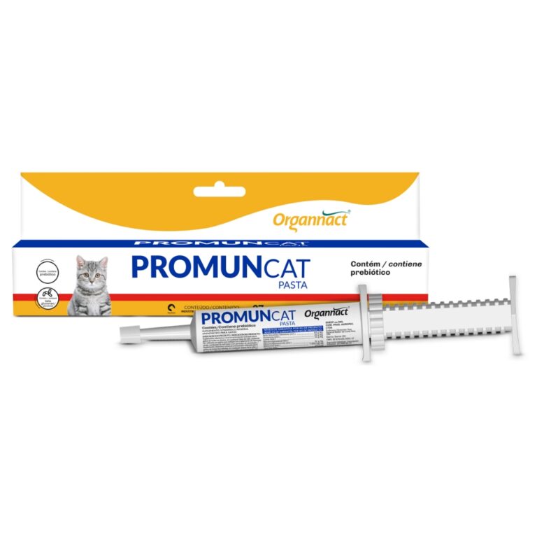 Suplemento Organnact Promun Cat Para Gatos Pasta 3