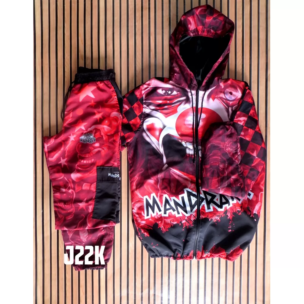 Agasalho Unissex Império Mandrake Cria de Quebrada Favela Jaqueta+Calça Cod 22