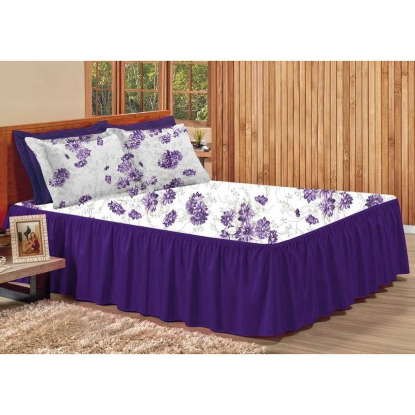 Cobre Leito Queen Oxford Floral Diversas Atacado – Promoção Limitada