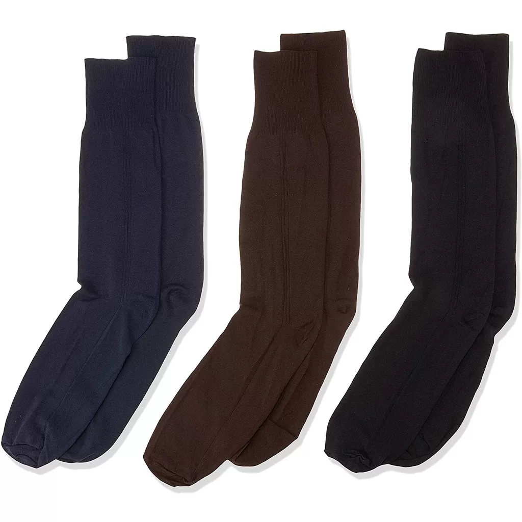 Kit 7 pares Meia Social Masculina Fina Clássica Sapato