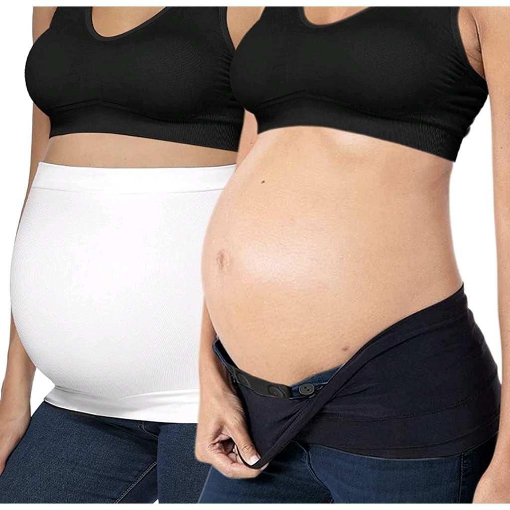 Kit Faixa para gestante Extensor de cós Gravidez Calça Jeans