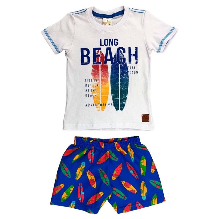 Conjunto Infantil Menino Básico Confortável Ver