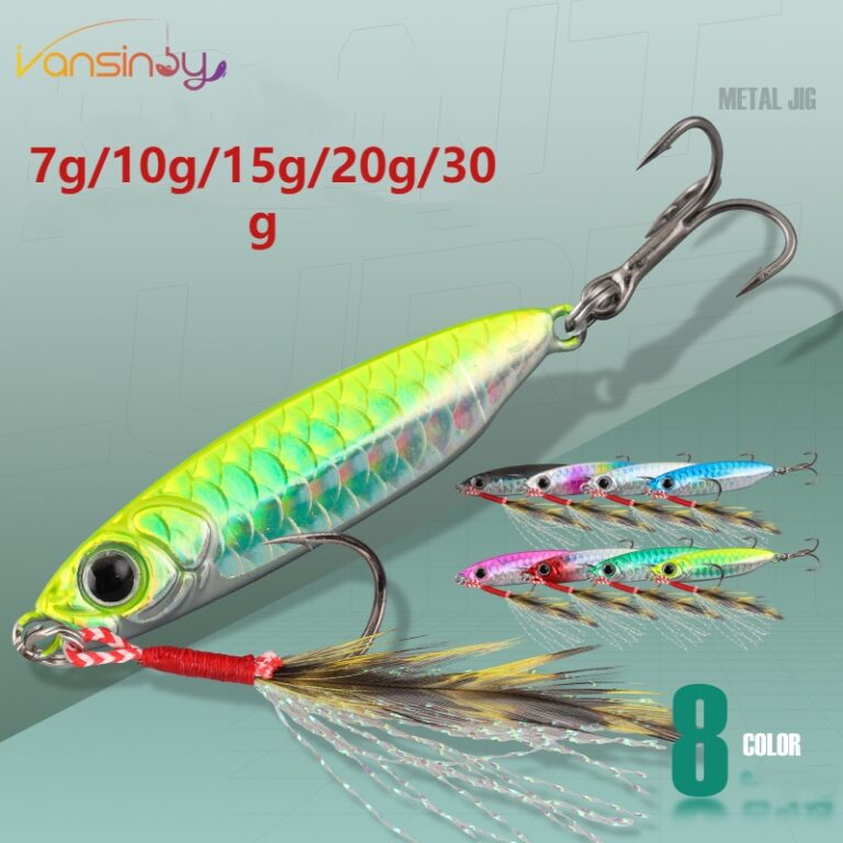 iscas artificial jig de pesca Com Anzol 7g/10g/15g