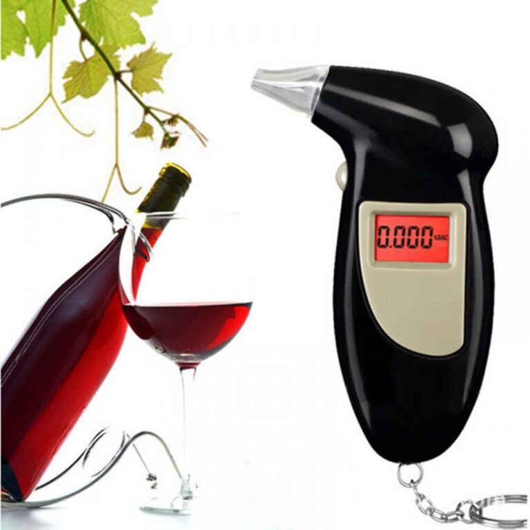 Medidor à prova de álcool para carro Bafômetro 