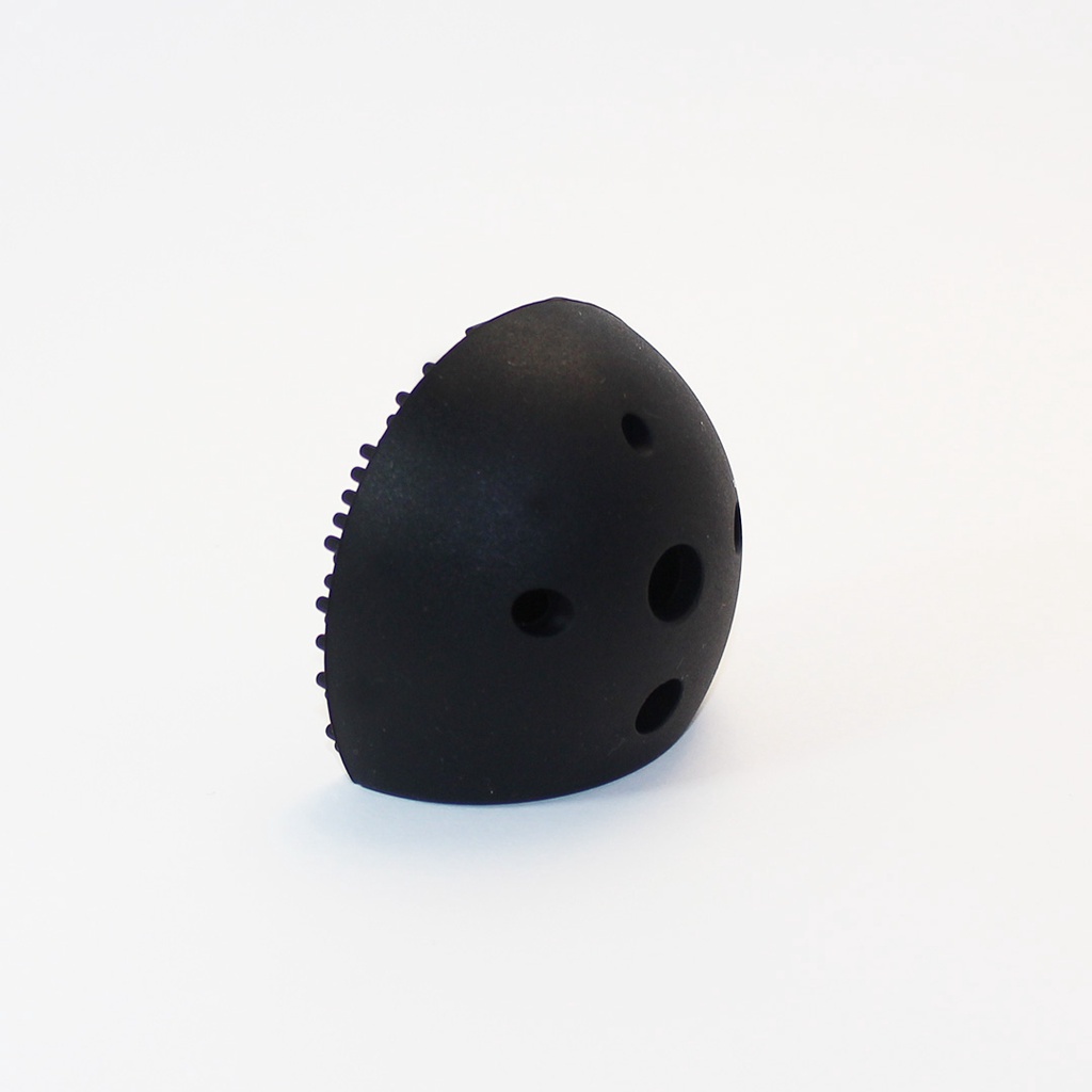 Suporte e Limpador de Pincel em Silicone – preto