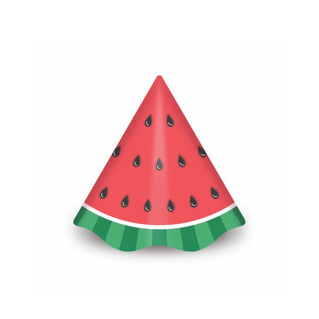 Chapéu Cone Melancia Junco 8und