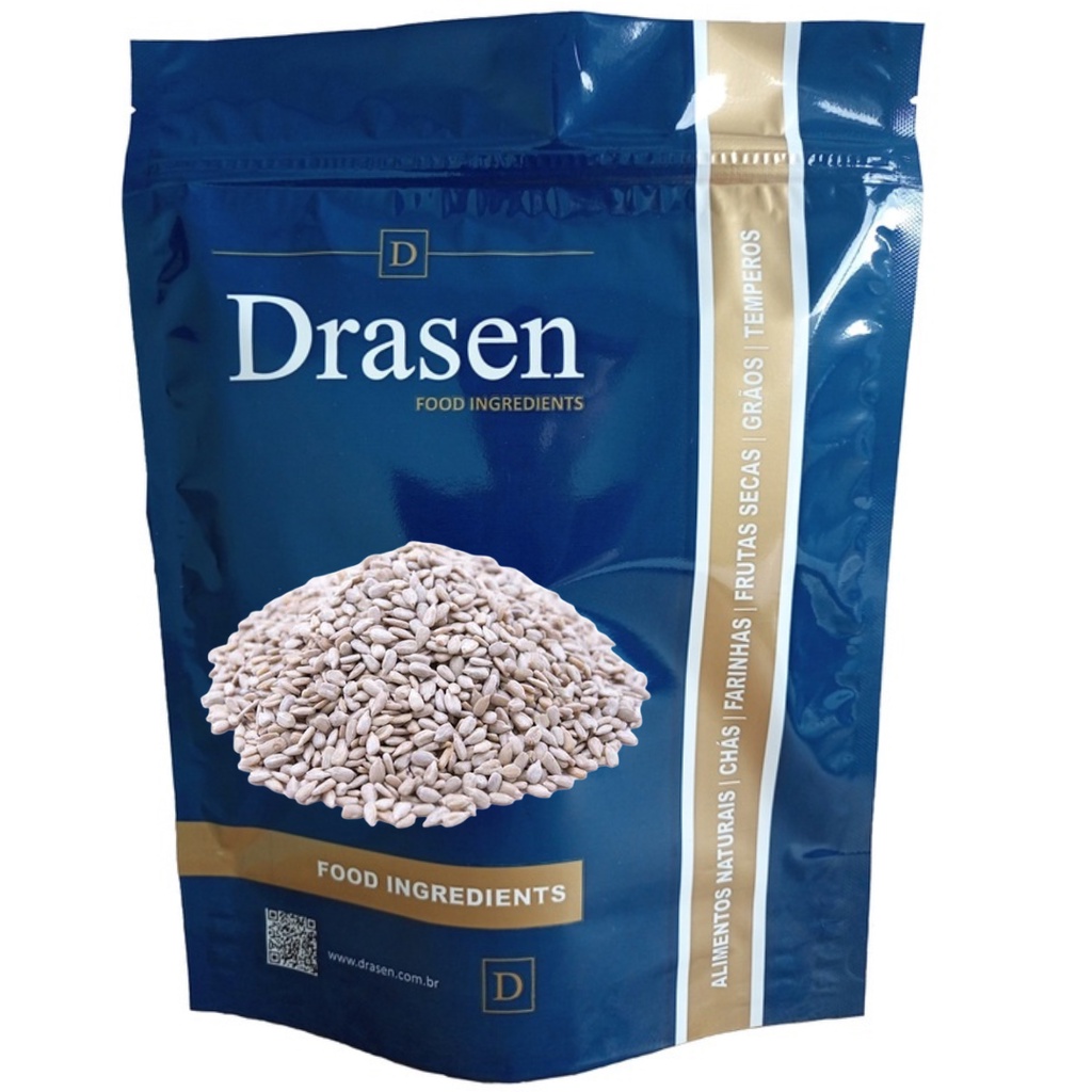 Gergelim Natural Com Casca (500g ou 1kg) – Drasen Food