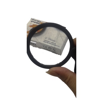 Lupa De Dobra Da 70mm Do Bolso Com Rep Da Tampa De