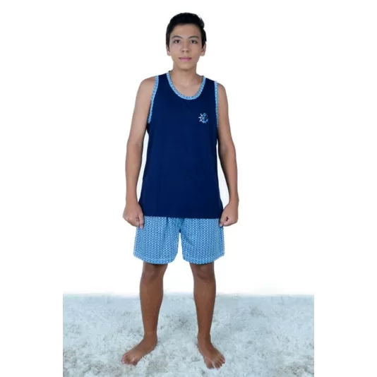 Pijama Masculino Regata Adulto