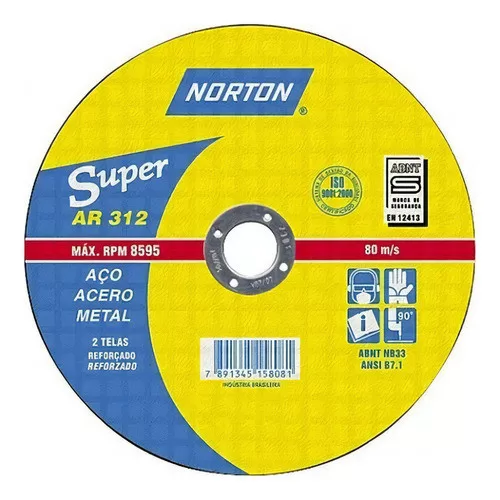 Disco Corte 10 X 1/8 X 1 2t Ar 312 Inox – No