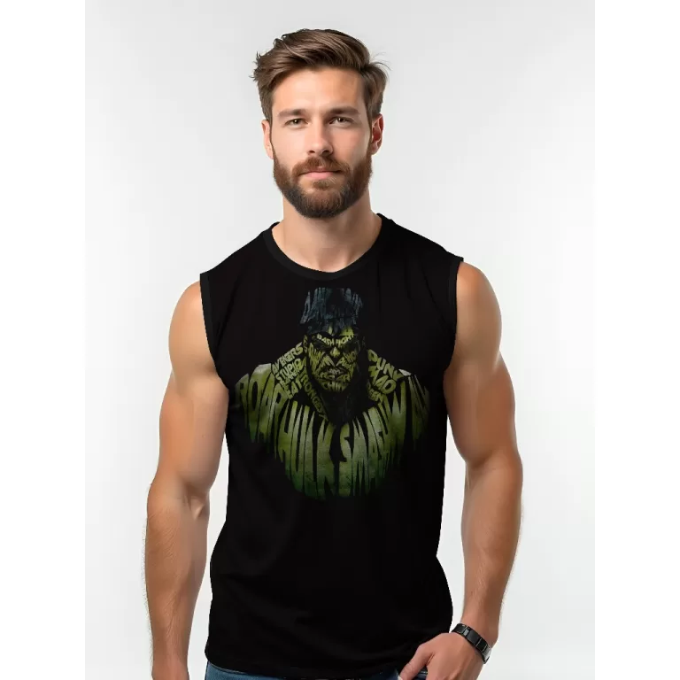 Camiseta Dry Fit Masculina UV 50+ Hulk Smash Estam