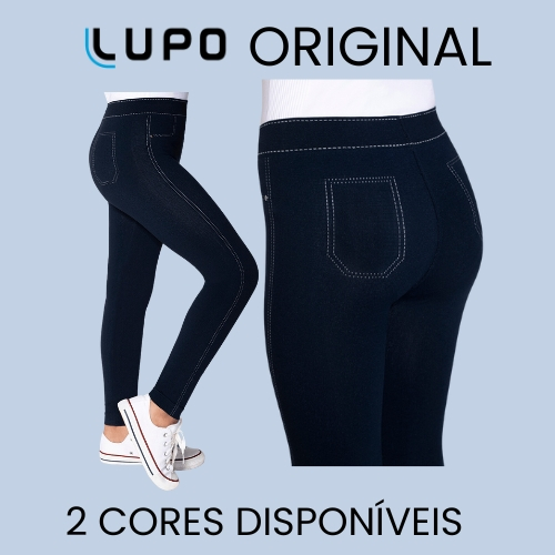 Legging Infantil Menina Meia Calça Jeans Fio 150 