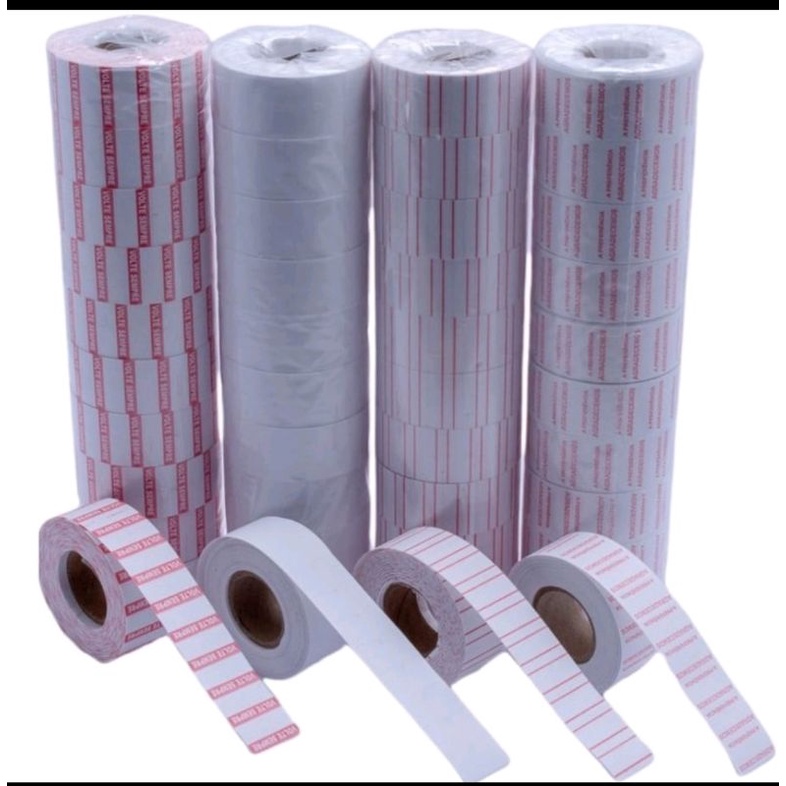 Etiqueta Para Etiquetadora Preço 12×22 mx5500 kit com 10 rolo  Unidades Etiquetas