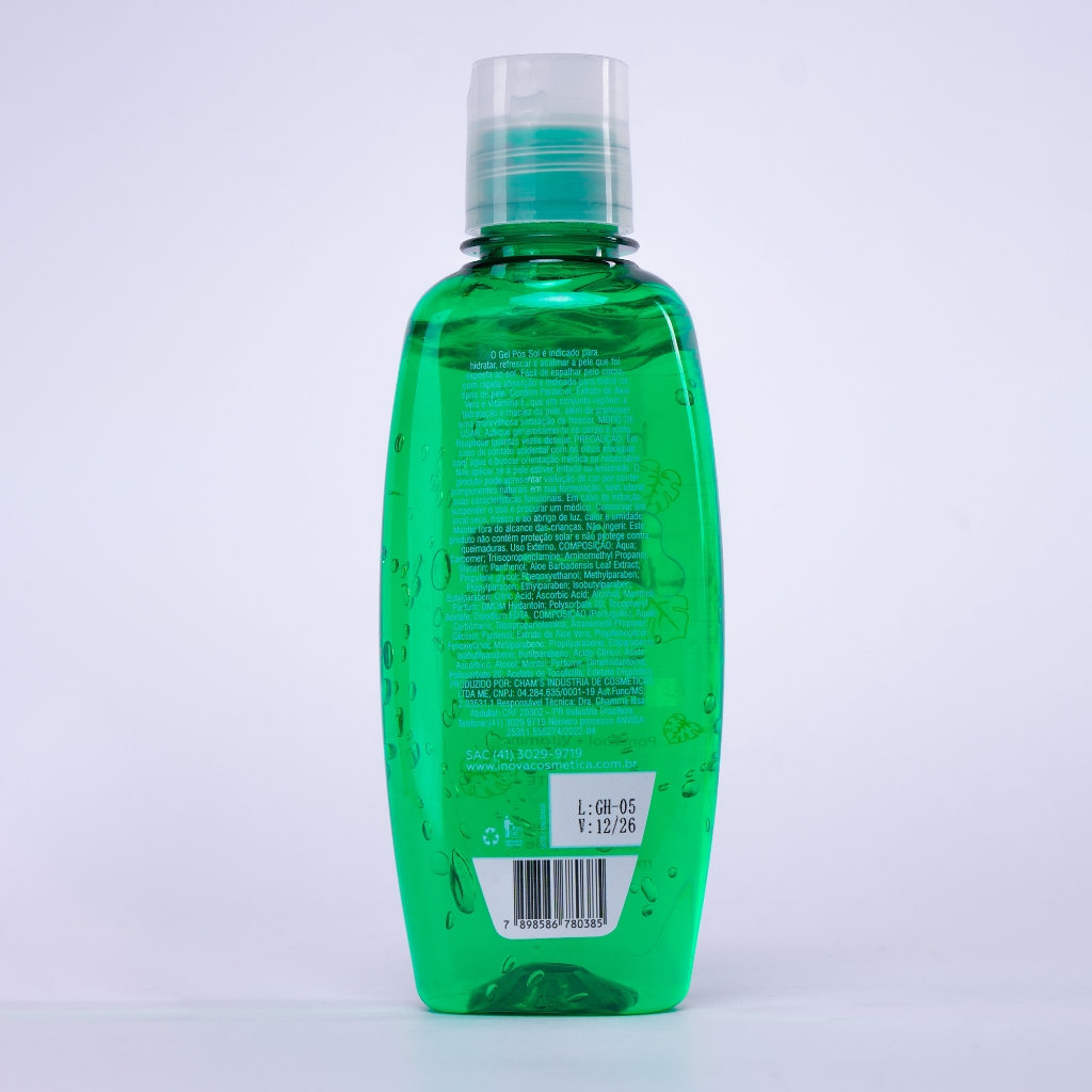 Gel Pós Sol Higie+ Aloe Vera Pantenol Vitamina E (200g)