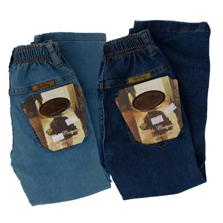 Kit 2 Calças Jeans Country Infantil Marca Estilo 