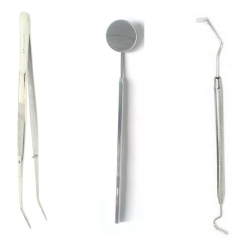 Kit Clínico – Pinça P/ Algodão, Sonda 5, 