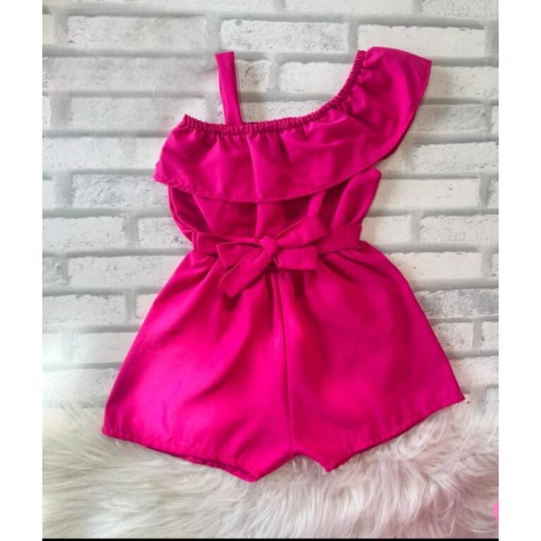 Macaquinho ombro infantil , moda Menina, (1, 2, ,3