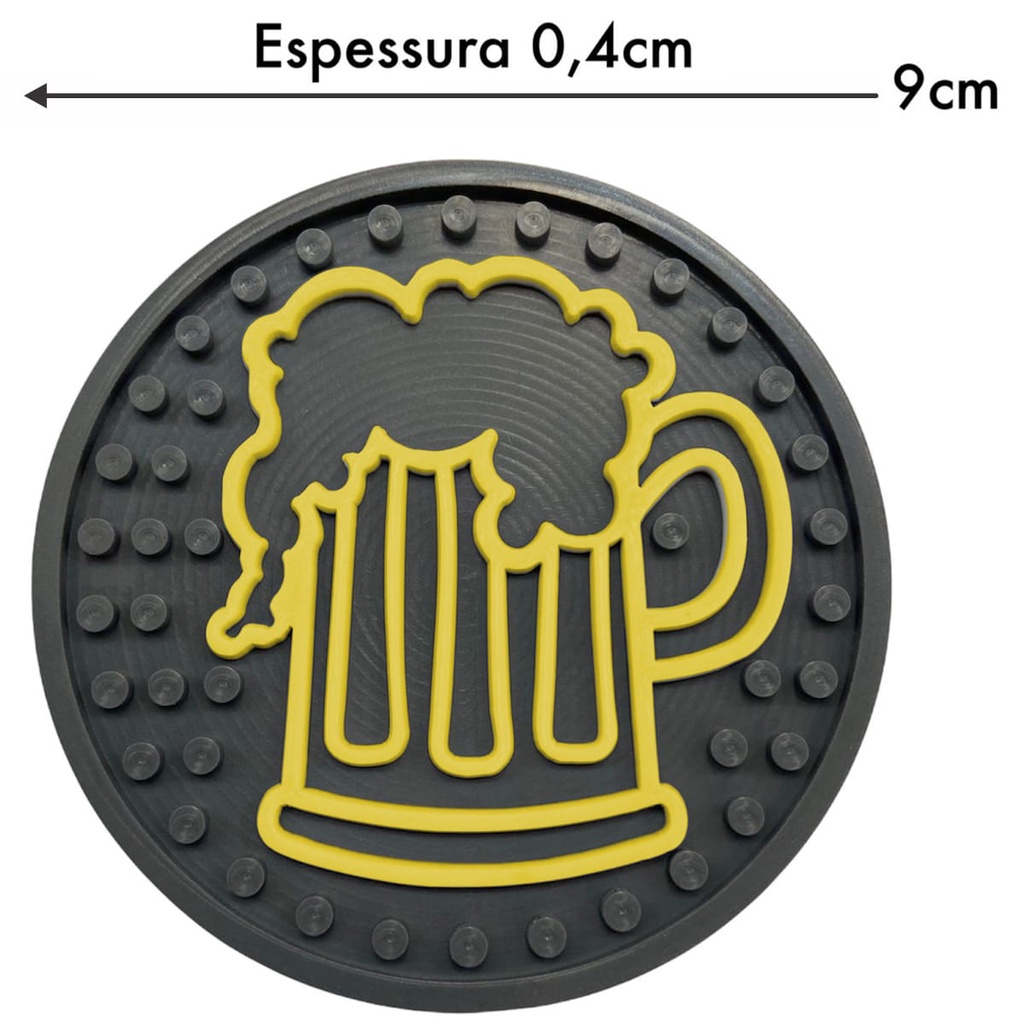 1 Porta Copos De Cerveja E Chopp Bolachinha Bolacha Barmat Borracha