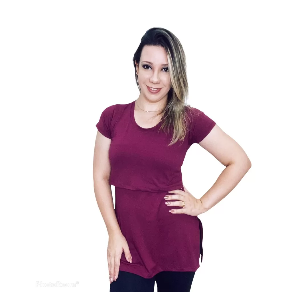 blusa tapa bum amamentação