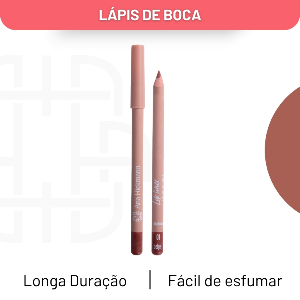 Lapis Contorno para Boca Vegano Bege Ana Hickmann