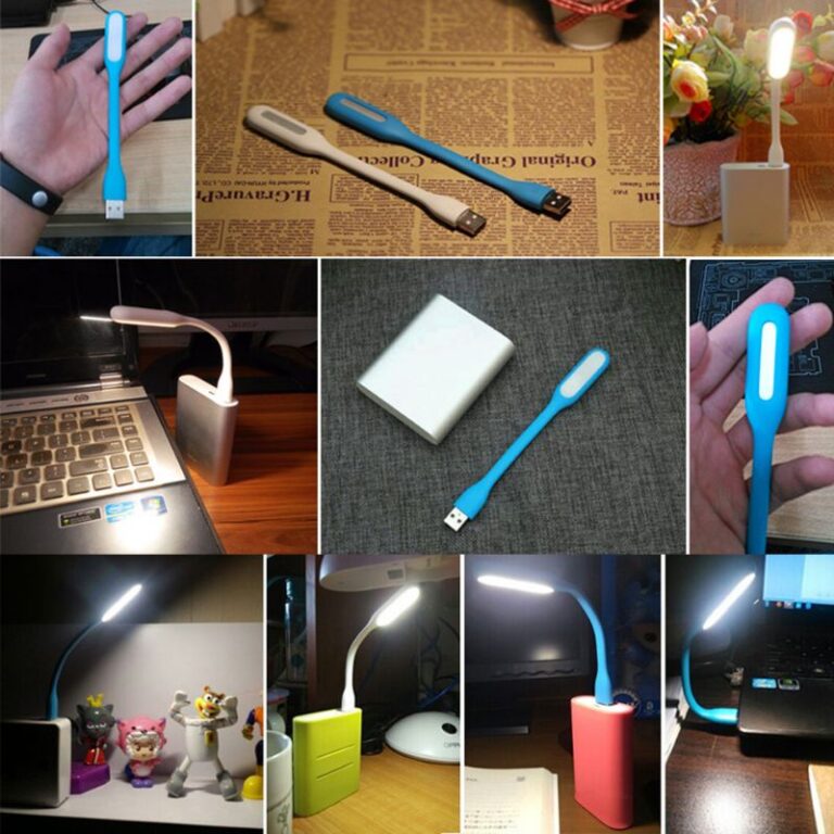 Mini Lâmpada Flexível Usb Led Usb Para Mesa De A