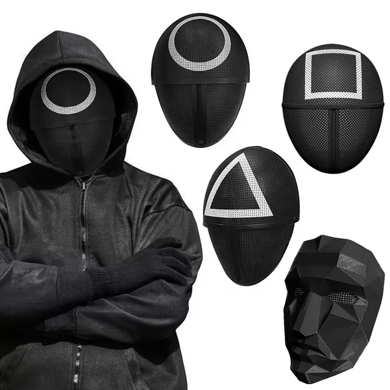 Máscara Round 6 Ideal Para Seu Cosplay e Curtir o Carnaval