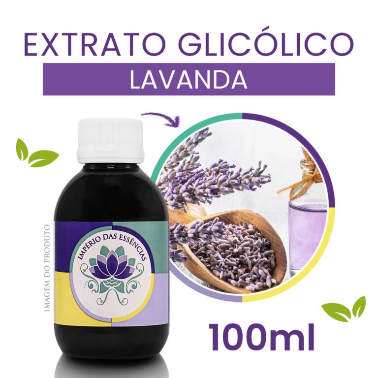 Extrato Glicólico de Lavanda (Alfazema) | p/ Cosm