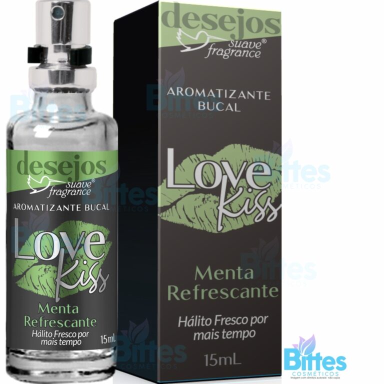 Aromatizante Bucal Love Kiss Menta Suave Fragrance