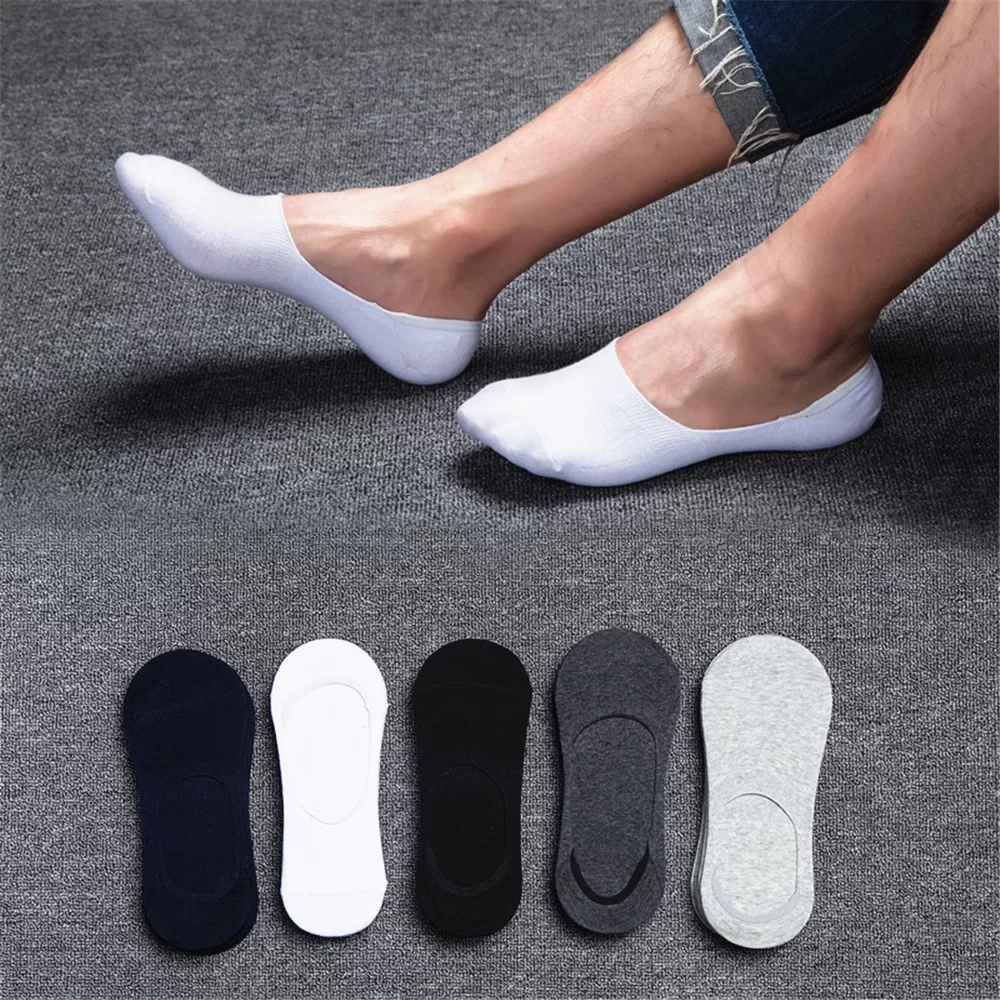 Kit 5 pares Meia Sapatilha Invisível masculina Não aparece tênis ou sapato