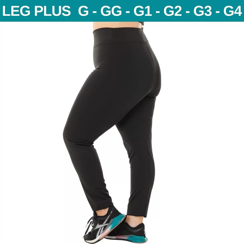 Calça Legging Lisa Plus Size feminina 1133 Várias Cores até G4