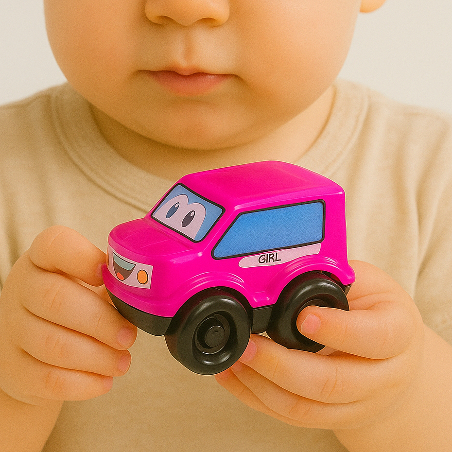 Brinquedo de Menina de 1 Ano Bebê Carrinho Baby Rosa na Caixa