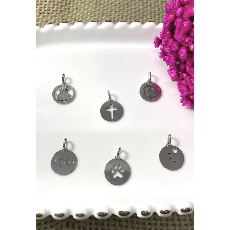 Corrente de Prata 925 com Pingente Personalizado n