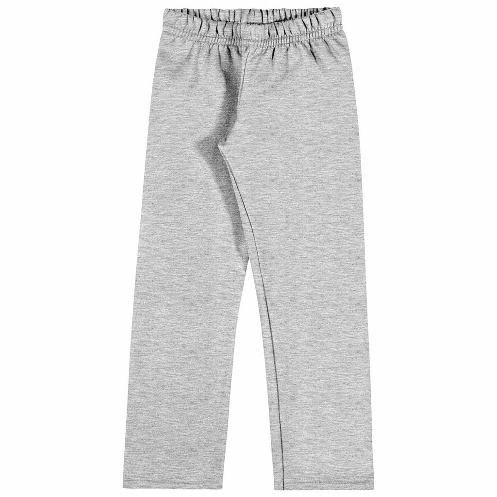 Calça de Moletom Infantil Básica Inverno Flanelada Elian Quentinha Escola Conforto