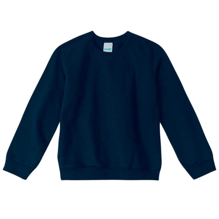 Blusão Infantil Masculino Flanelado Com Punho Bá