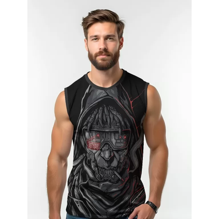 Camiseta Dry Fit Masculina UV 50+ Future Estampada