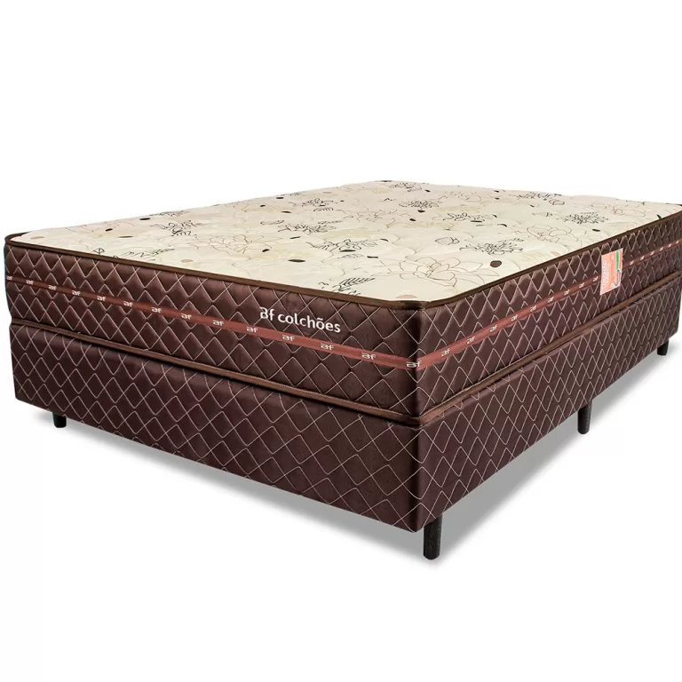 Cama Box com Colchão Casal Ortopédico D33 138x18