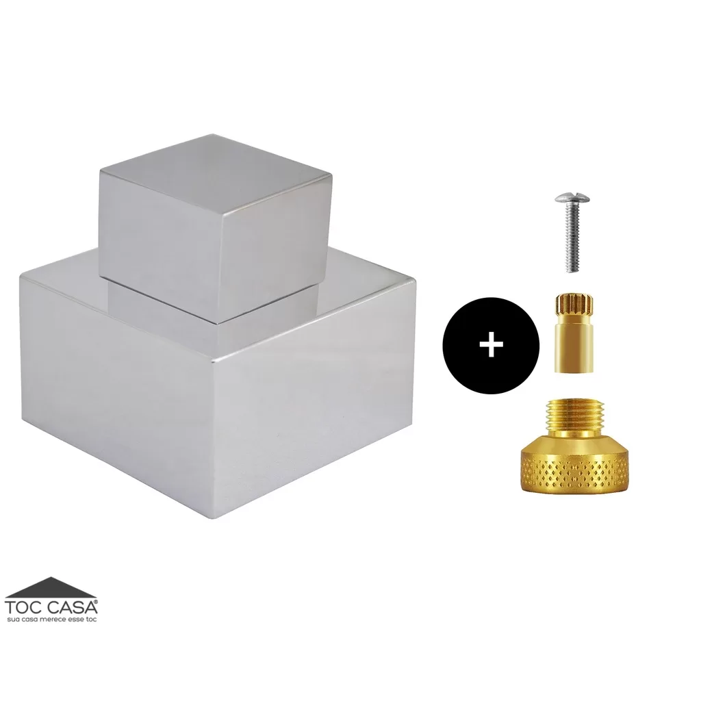 ACABAMENTO REGISTRO 1.1/2 OU 1.1/4 PADRÃO DECA – PISA 1509 + ADAPTADOR DOCOL