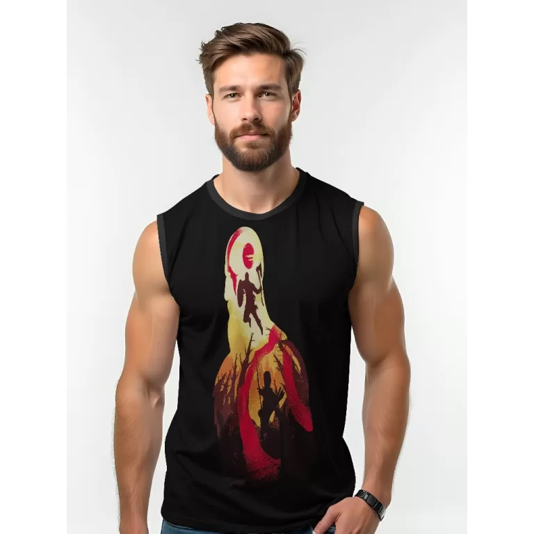 Camiseta Dry Fit Masculina UV 50+ God of War 4 Est